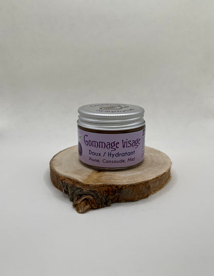 GOMMAGE VISAGE PRUNE, CONSOUDE ET MIEL