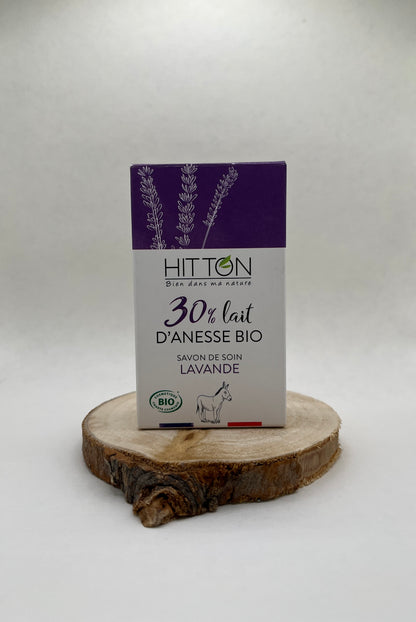 Savon au lait d'ânesse bio-Lavande