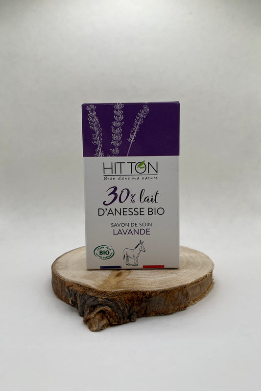 Savon au lait d'ânesse bio-Lavande